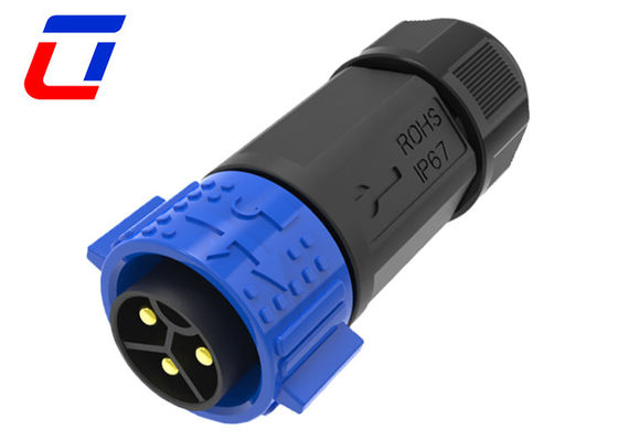 50A 防水 男性 女性 コンネクタ 3ピン 16mm OD 向け 循環型電源コンネクタ