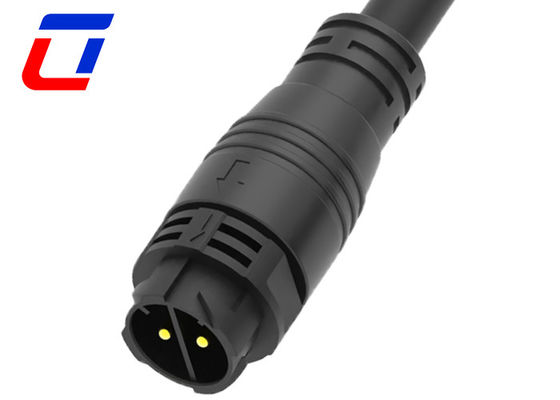 IP67 10 ゲージ 2ピン 防水 DC 電源接続 M25 迅速ロックケーブル接続