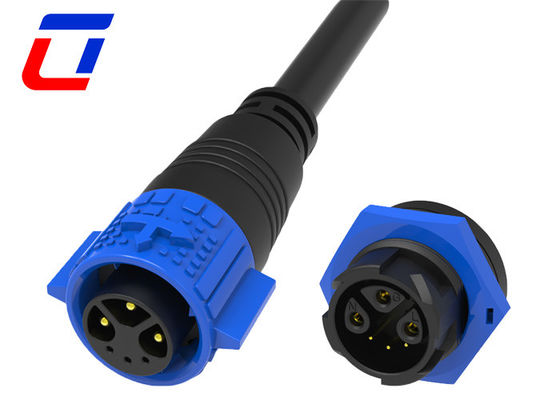 ブラック 15A 300V マルチピン 防水コネクタ 成長ライト用のプラグとソケット