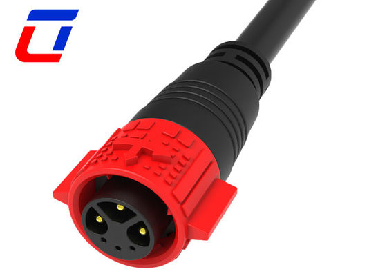 3+3ピン 15A IP67 防水ケーブルコネクタ M19 防水プラグとソケット