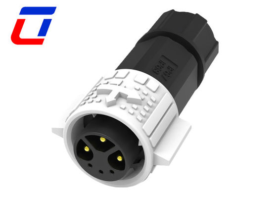 6ピン電源と信号ワイヤ スプライスコネクタ 防水 3+3ピン 300Vプラグソケット
