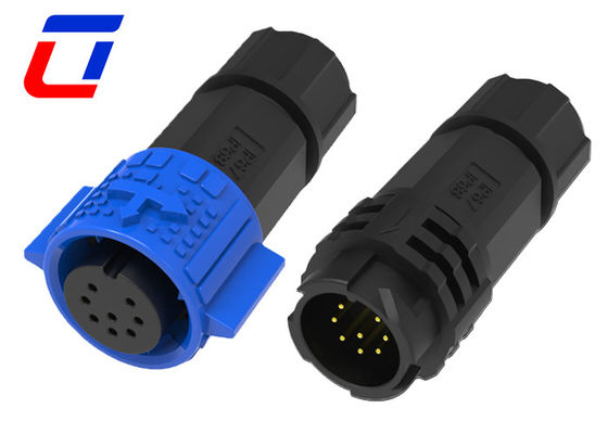 8ピン クイックロック 水密電気コネクタ M19 シグナル 男性 女性 300V