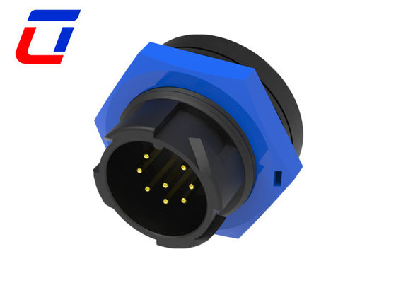 シグナル 5A 迅速ロック 防水円形接続器 8ピン M19 LED