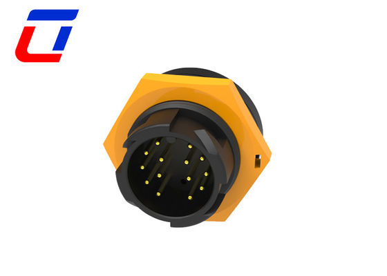 押すロック 14ピン 電気機器のための外用防水コネクタ 300V