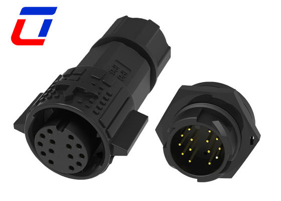 10ピン 12ピン 14ピン 16ピン 防水データコネクタ プラスチック 12V 丸いコネクタ IP67