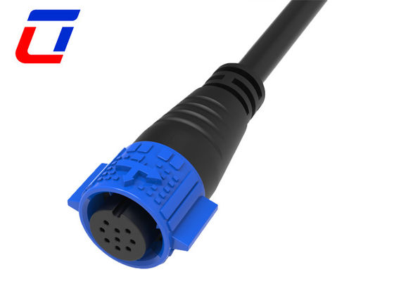 9 Pin Data Connector  M19 IP67 Waterproof Connector For LED