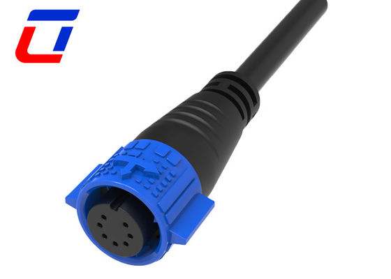 7ピン電気 12V 防水ワイヤーコネクタ IP67 M19 クイックロックケーブルコネクタ