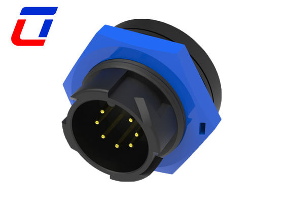 7ピン電気 12V 防水ワイヤーコネクタ IP67 M19 クイックロックケーブルコネクタ