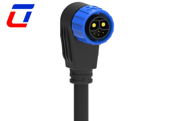 1 接地 2 パワー 5 データ M23 IP67 防水コネクタ プッシュロック
