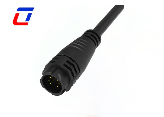 6 Pin IP67 Connector M19 Dustproof Waterproof Wire Splice Connector