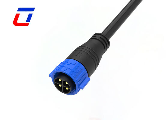 防水電気 500V M25 4ピン 防水プッシュロックコネクタ