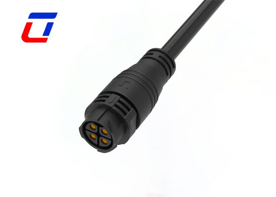 防水電気 500V M25 4ピン 防水プッシュロックコネクタ