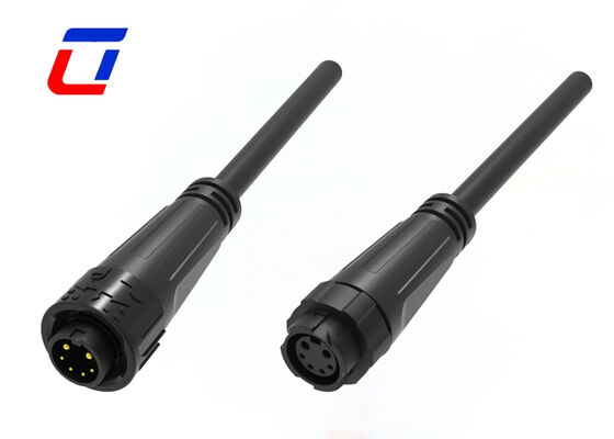 マルチピン防水コネクタ M16 2+4ピン ナイロン ワイヤーコネクタ 工業用センサー用