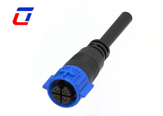 15A 4Pin M19 防水電気コネクタ 男性から女性への電源ケーブルコネクタ