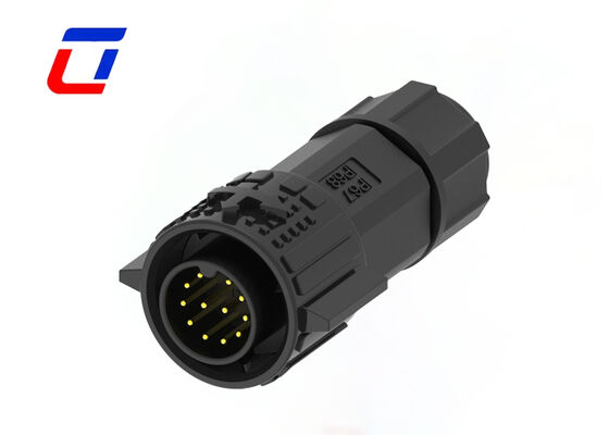 M19 12ピンパネルマウントコネクタ 防水クイックディスコネクト電線対基板コネクタ