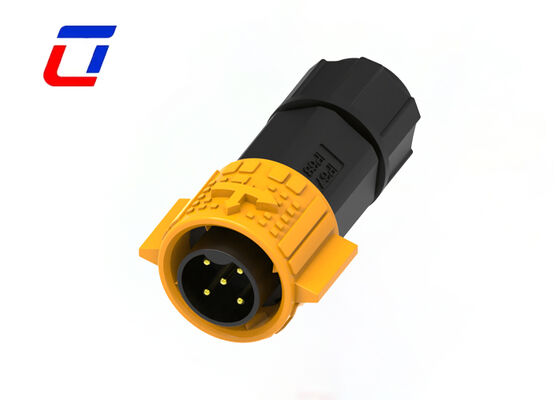 5ピン電気オス/メスコネクタ M19 高電流ワイヤ-基板コネクタ