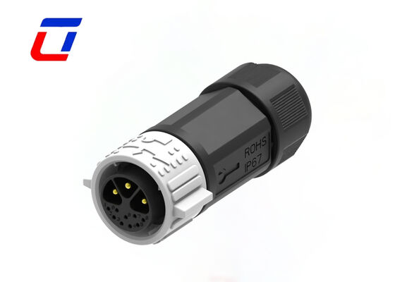 M25 オス メス パネルマウント コネクタ 金メッキ 3+9 ピン 防水コネクタ