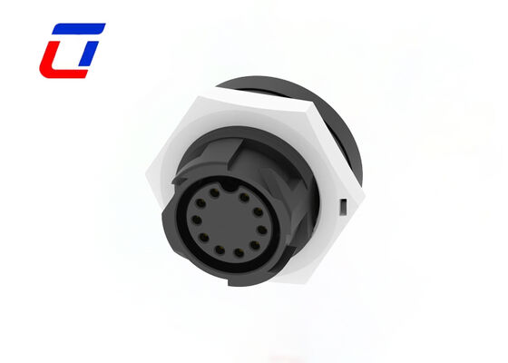 300V M19 10ピン ワイヤー対基板電源コネクタ クイックロック防水プラグソケット