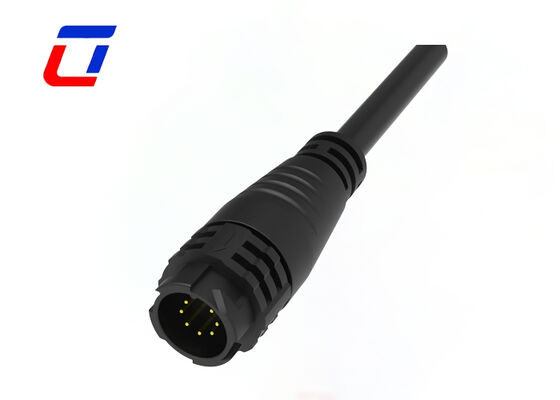 M19 Cable To Cable Connectors Push Locking 7 Pin Data Low Voltage Connector