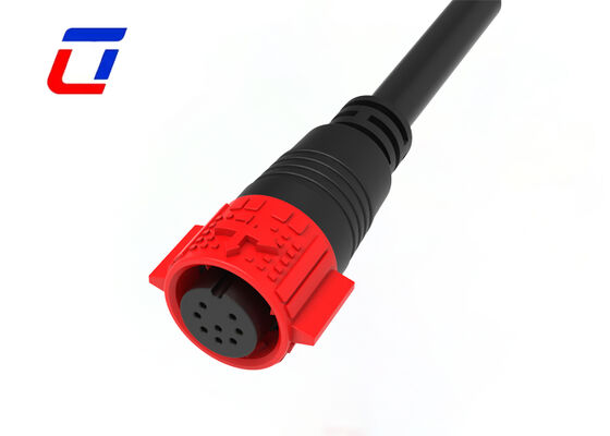 M19 IP Rated Cable Connectors Of IP67 Waterproof Outdoor Male Female Connector 8 Pin
