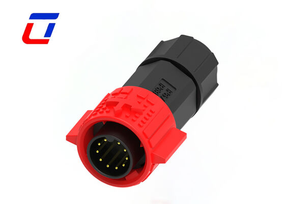 10ピンデータコネクタ M19 防水クイックコネクト電線対基板コネクタ