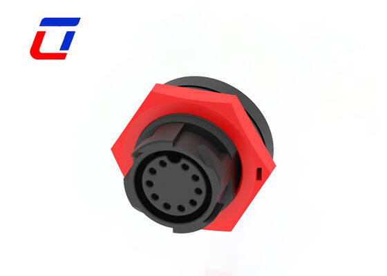 10ピンデータコネクタ M19 防水クイックコネクト電線対基板コネクタ