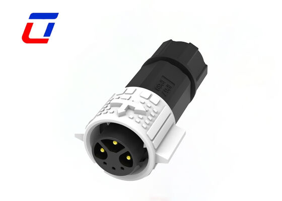 M19 3+3 Pin Watertight Bulkhead Connector 300V Signal And Power Connectors