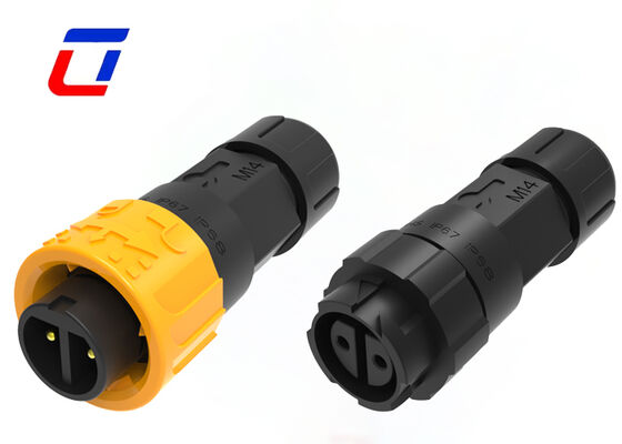 M16 High Current Waterproof Connector IP67 2 Pin Quick Connector Automotive