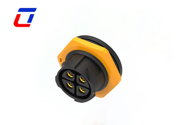 プラスチック M25 防水 600V コンネクタ 防塵 4ピンプラグとソケット コンネクタ
