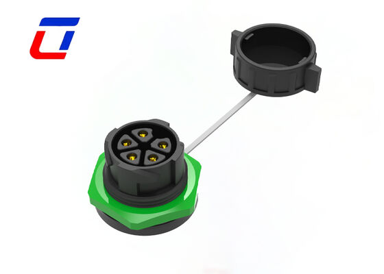 M25 5ピン IP67 円形コネクタ 50A プラスチック 男性 女性プラグソケットコネクタ