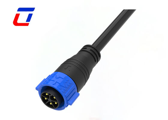 M16 5 Pin Push Pull Cable Connectors Industrial Molded Waterproof Connector For Power