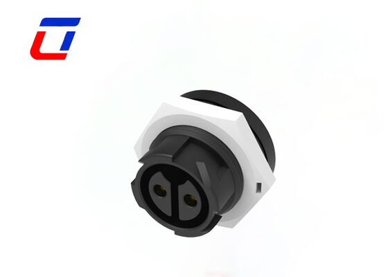 PA66 M19 20A 2ピン IP67コネクタ ODM 防水インクジェットシステムコネクタ