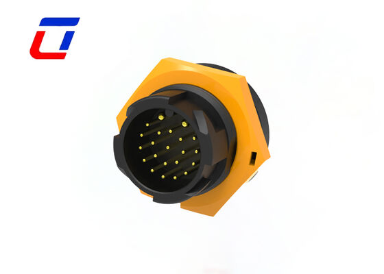 M19 防水 2+20 マルチピンコネクタ PA66 防水電源データケーブルコネクタ