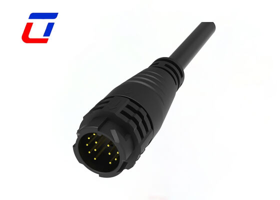 M19 300V 型式 LED 制御 急速接続 14ピン 防水 屋外ケーブル接続