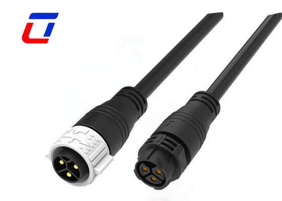 UL94-V0 3 ピン M25 50A 防水ケーブル コネクタ セルフ ロック IP67 電源コネクタ