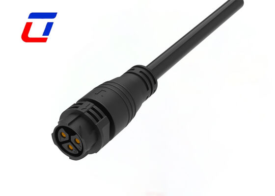 UL94-V0 3 ピン M25 50A 防水ケーブル コネクタ セルフ ロック IP67 電源コネクタ