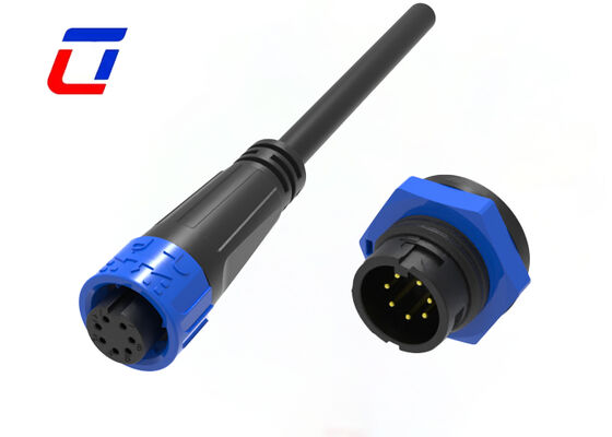 低電圧 300V M16 7ピン データ 迅速接続 IP67 防水 男性 女性 接続 中国