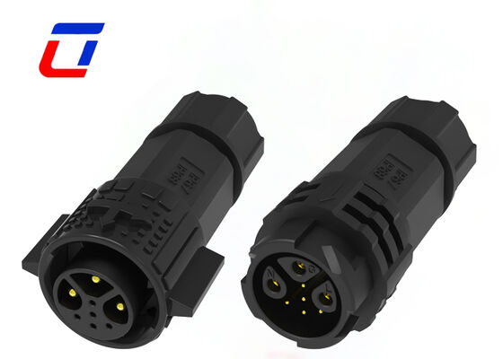 20A プラスチックの円形コネクタ M19 3+5ピン ODM IP67 防水電源データコネクタ 300V