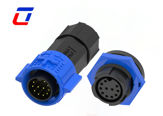 M19 11Pin 5A 300V 丸型防水コネクタ クイックロック データコネクタ