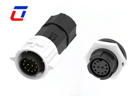M19 11Pin 5A 300V 丸型防水コネクタ クイックロック データコネクタ