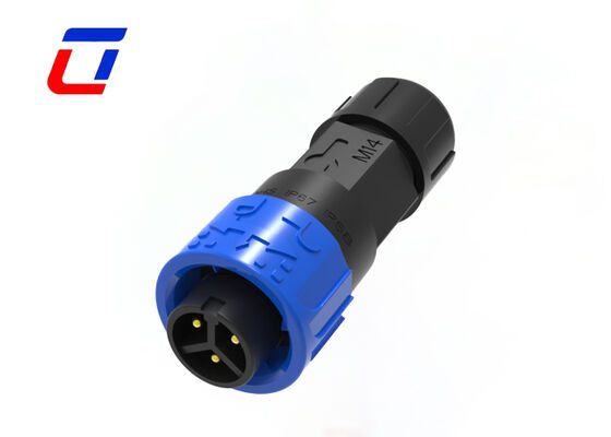 10A M16 3ピン電源コネクタ 防水 300V ワイヤー対ワイヤー丸型コネクタ