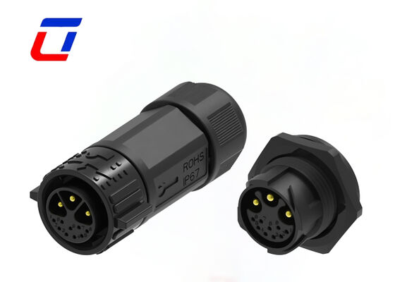 20A M25 産業用プラグ＆ソケット プッシュロック 3+9ピン 電源データコネクタ