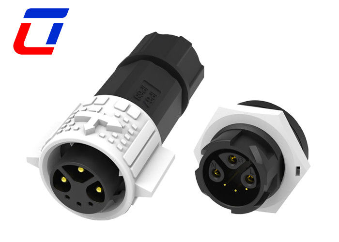 6ピン電源と信号ワイヤ スプライスコネクタ 防水 3+3ピン 300Vプラグソケット