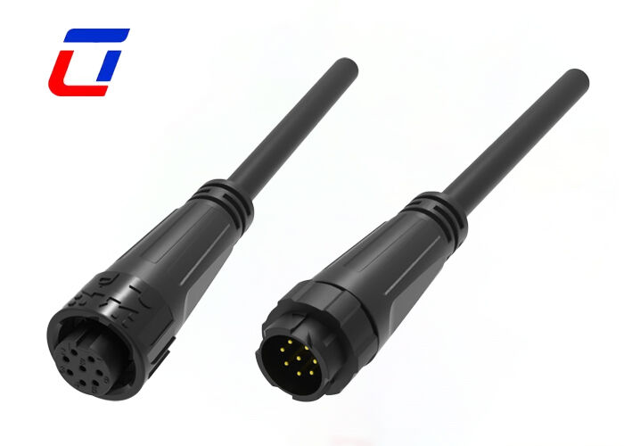 M16 300 ウォルト 防水ワイヤコンネクタ IP67 8ピンデータコンネクタ LED制御用