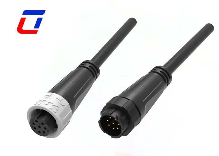300V M16 8ピンプッシュプルケーブルコネクタ 男性 女性鋳造信号コネクタ 供給業者