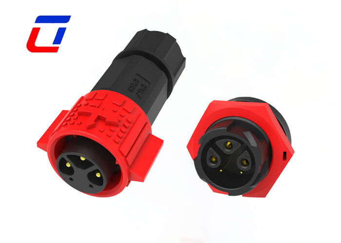 PA66 3+2 ピン M19 ワイヤー・トゥ・ボードコネクタ タイプ 電源信号コネクタ